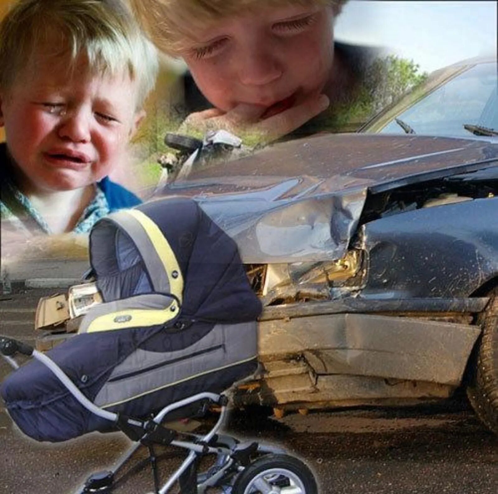 Аварии с участием детей. Ребенок разбил машину