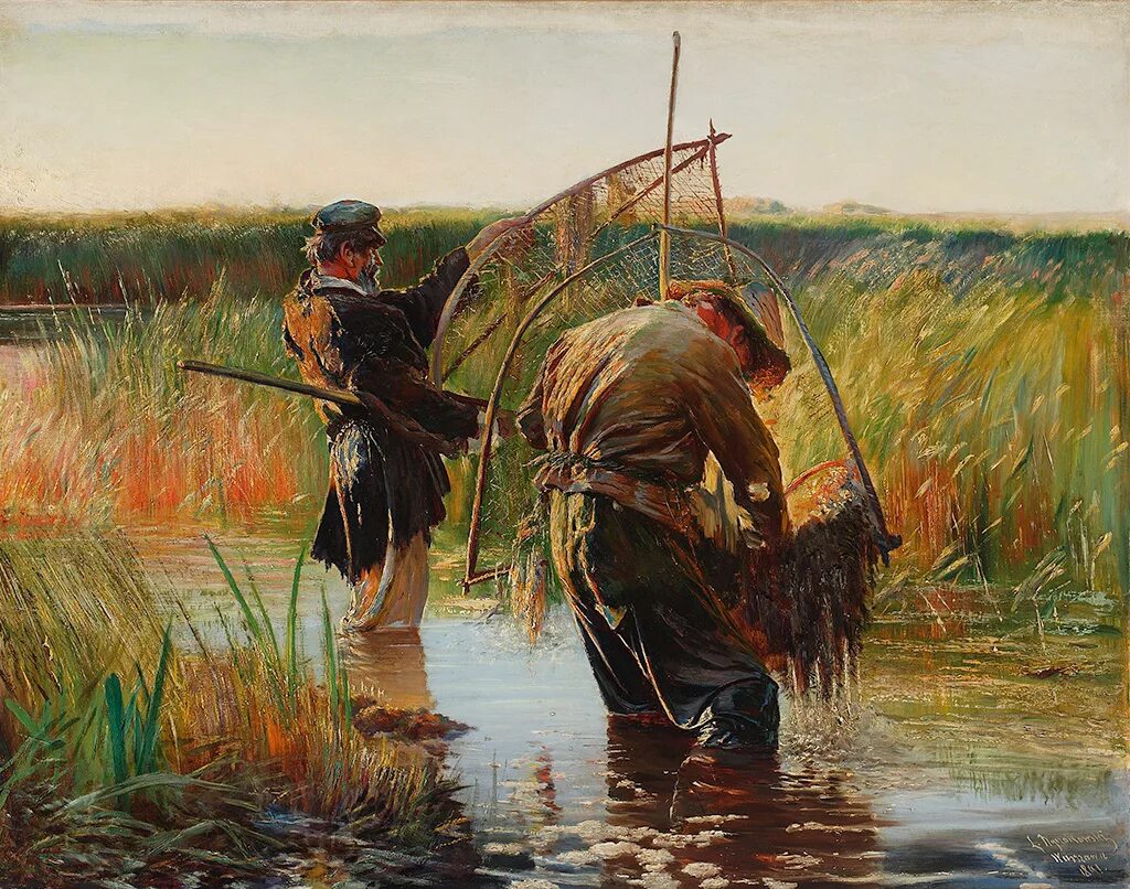 Исторически сложилось так что рыболовство всегда. Бунин Наркиз художник картины. Рыбак живопись. Рыбалка картина. Картина Рыбак.
