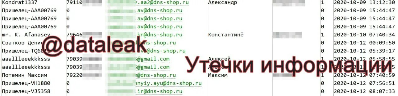 Данные утекли в сеть. Слитые данные. 2. Утечка DNS.