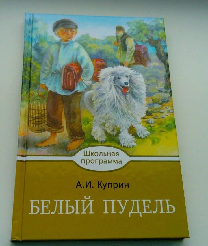 Читать рассказ пудель. Белый пудель Куприна. Белый пудель Куприн обложка.