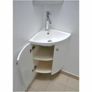 Маленькая раковина для ванны с тумбой