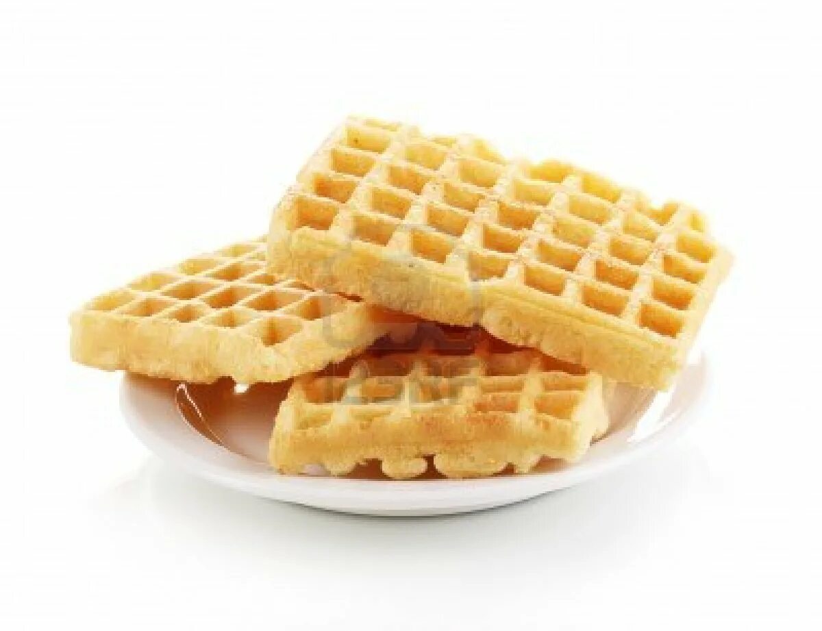 Бельгийские вафли. Венские вафли сладкие. Завтрак. Бельгийские вафли на тарелке. Венские вафли круглые.