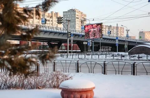 Омск в феврале