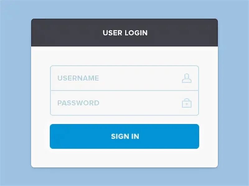 User com login