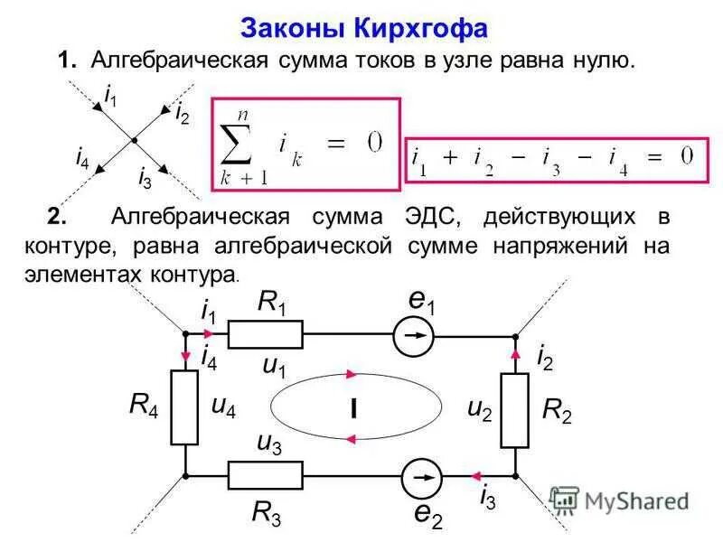 2 закон кирхгофа схема. Схема второго закона кирхгофа. первый закон кирхгофа схема. второй закон кирхгофа формула и схема. 1 закон кирхгофа схема формула формулировка.