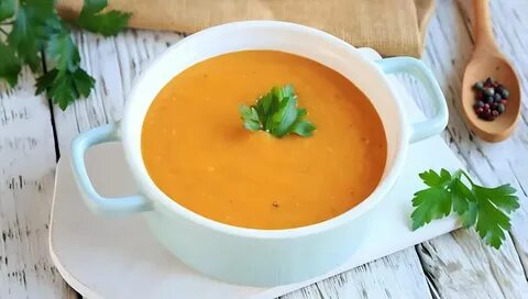 Суп пюре из тыквы картошки и моркови