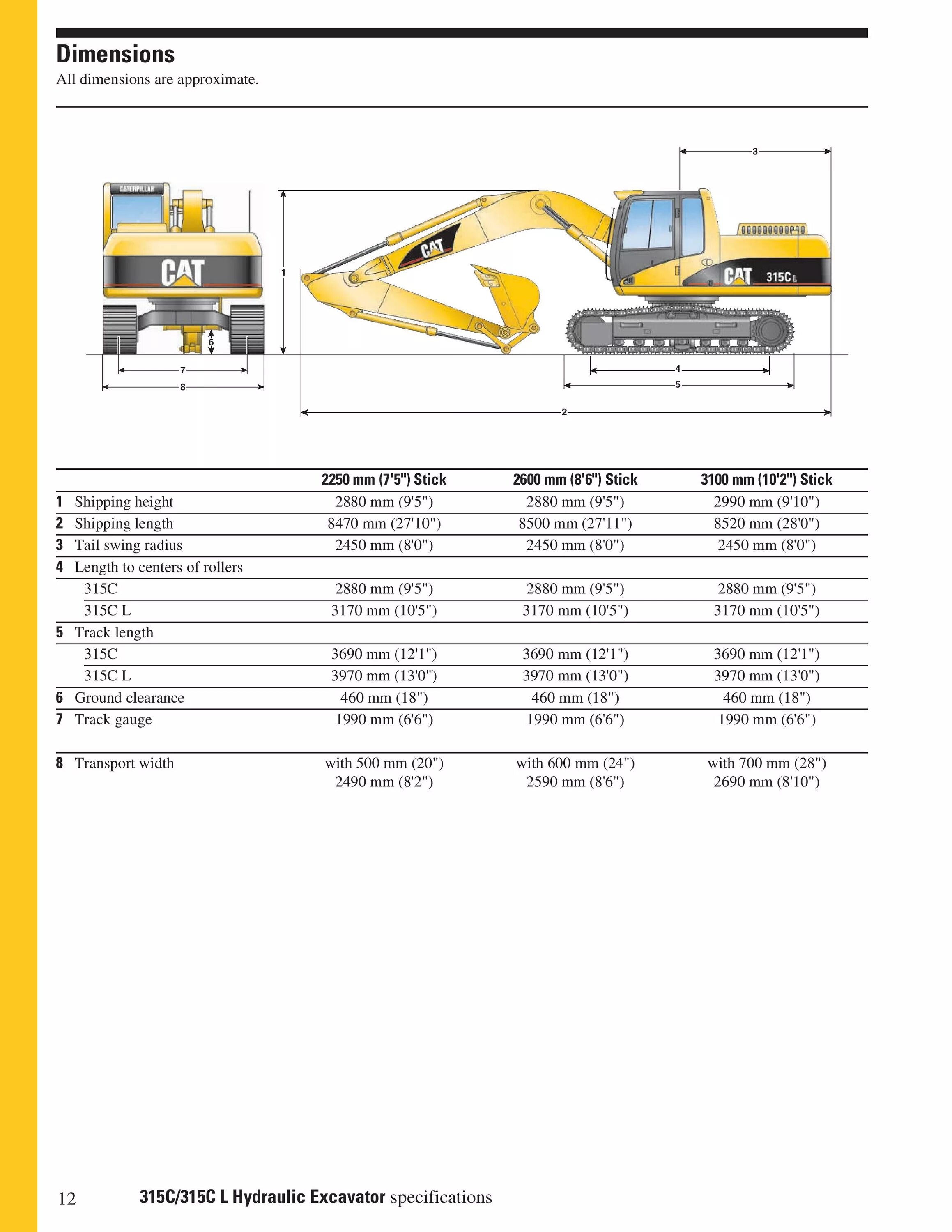 Характеристика кэт. Caterpillar 315 габариты. Caterpillar m315d2 технические характеристики. Габариты экскаватора Caterpillar 315. Cat 315 колесный технические характеристики.