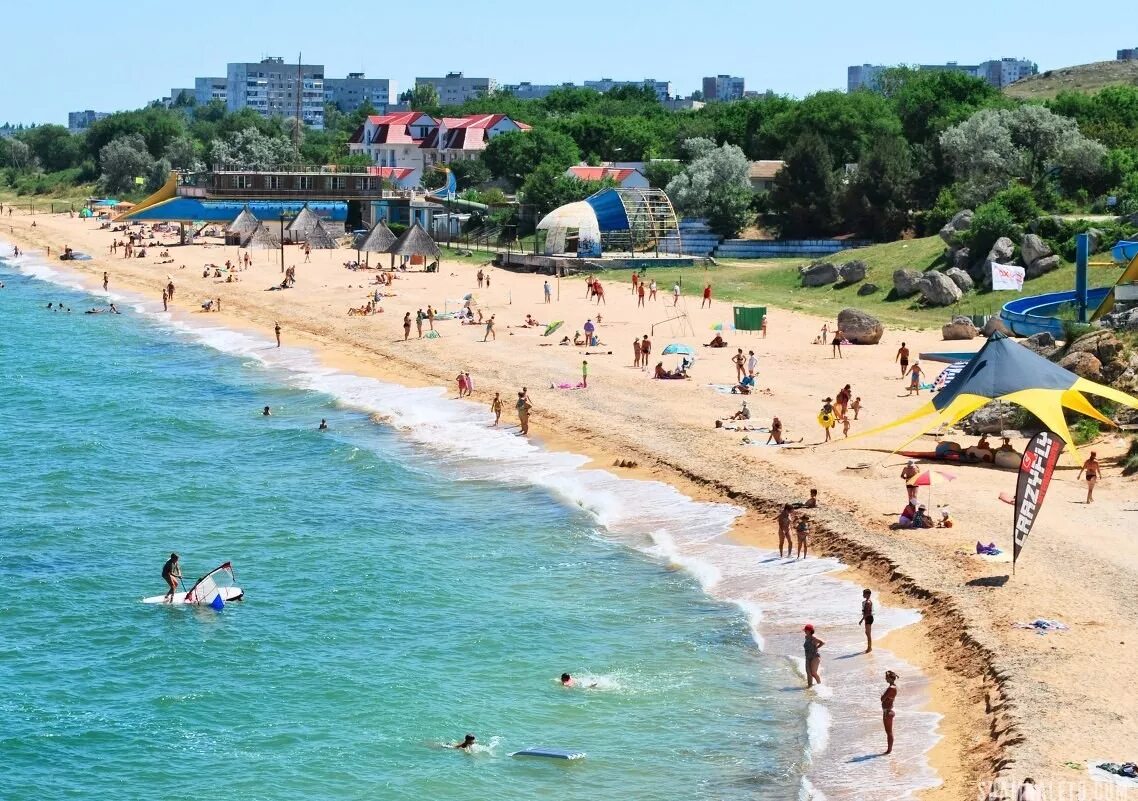 Крым Азовское море Щелкино