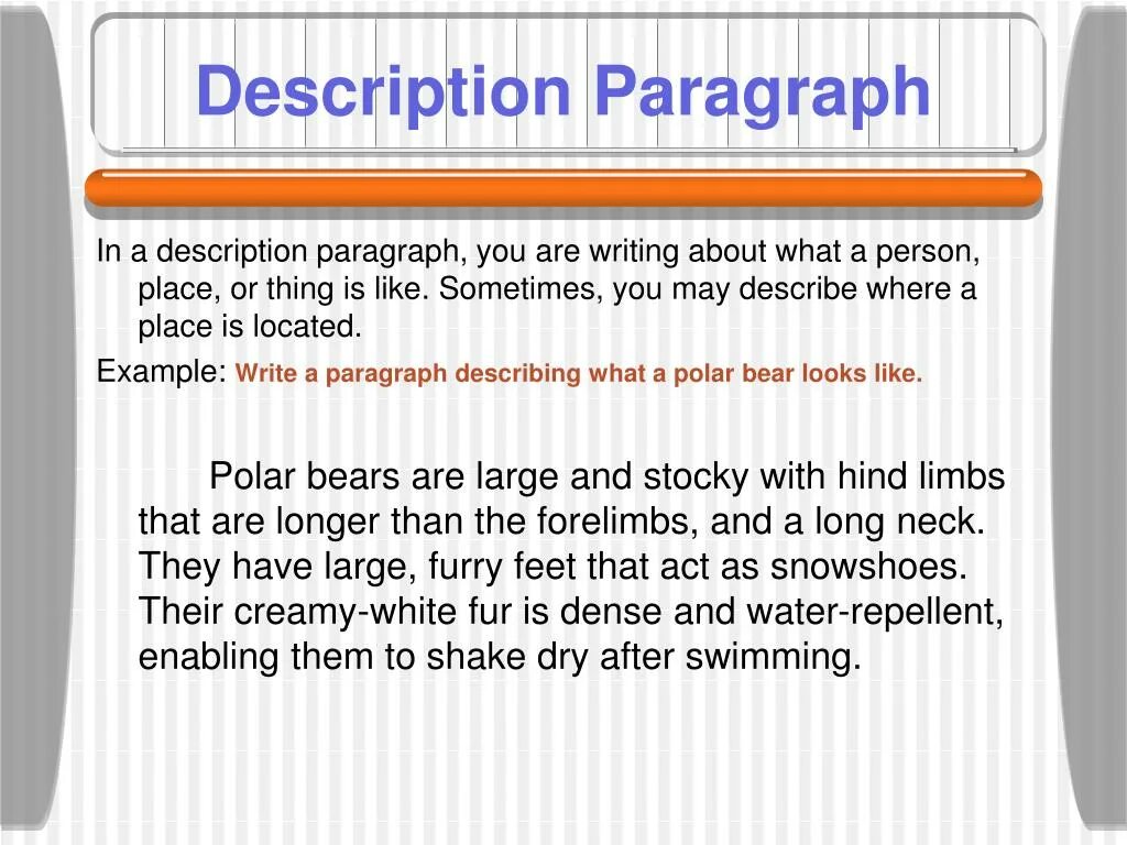 Writing a short description. Description of a person example. Descriptive paragraph examples. How to write a descriptive paragraph. Description paragraph.