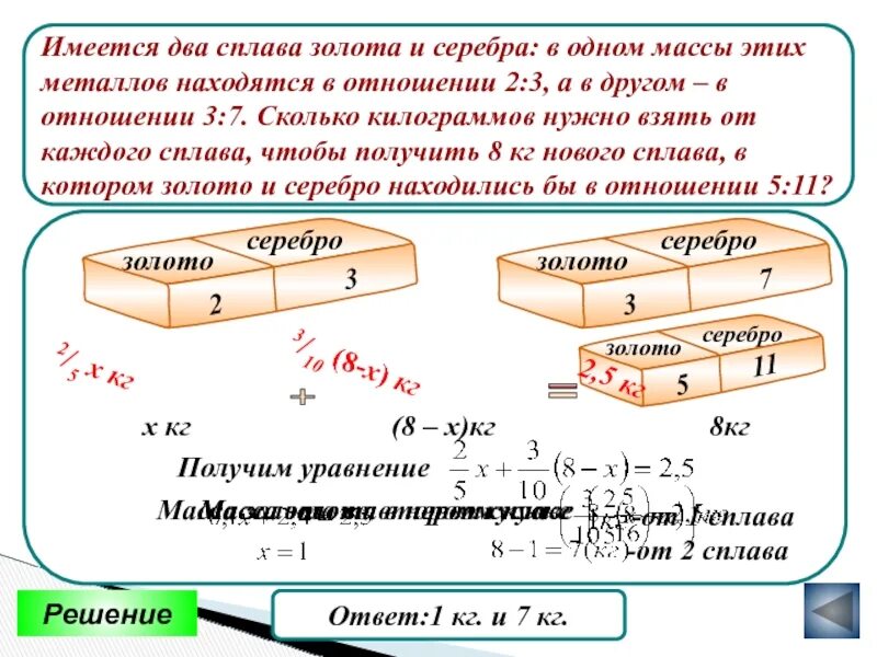 10 в отношении 3 7 10. Задача на сплавы и отношение сплавов. Имеется 2 сплава первый сплав содержит. Сплавы и смеси метод решения систем уравнений. Графический метод решения задач на смеси сплавы.