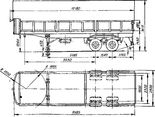 полуприцеп бортовой маз 938660. габариты полуприцепа маз. габариты полуприцепа маз 975800-2010. прицеп маз 938660-041. прицеп маз 975800.