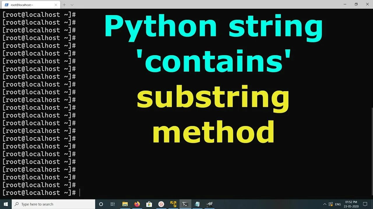 Has python. Python substr.