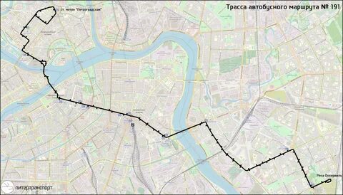 Маршрут 112 автобуса спб на карте остановки