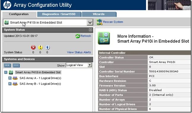 Smart array key. Hp smart array p410i license key. array configuration utility. smart array configuration utility. hp array configuration utility.