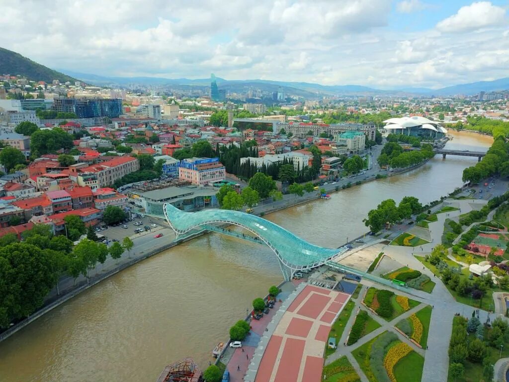 Тбилиси япония. Tbilisi парк Рике. Грузия Тбилиси. Тбилиси мост. Мост в Грузии Тбилиси.