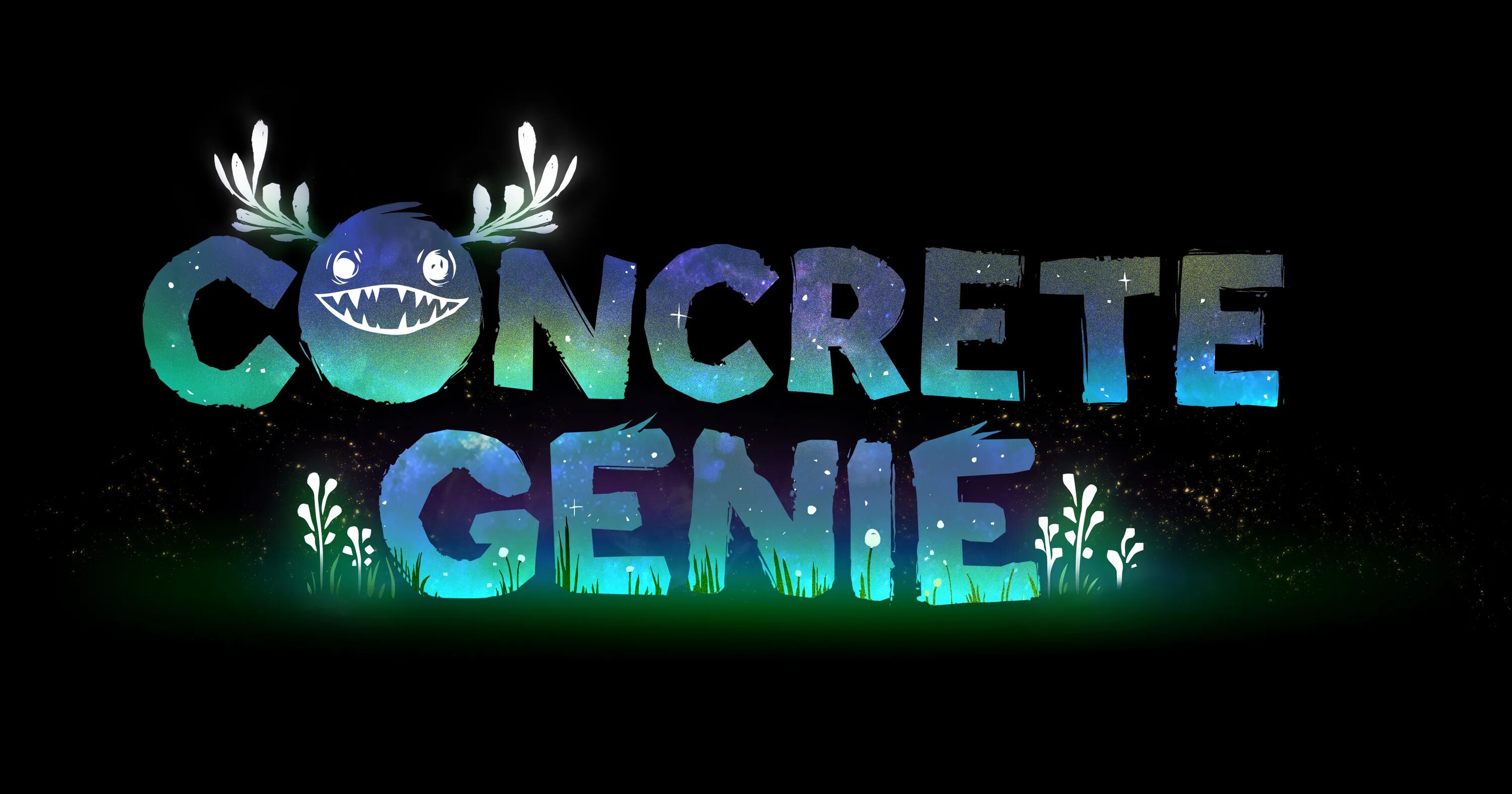 Concrete Genie обои. Concrete Genie logo. Бетон для игры. Бетон Джинн. Concrete genie