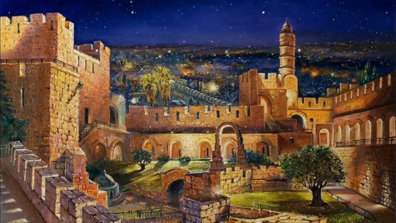 Алекс Левин Иерусалим. Иерусалим древний город. Еврейская живопись Алекс Левин. Иудеи город