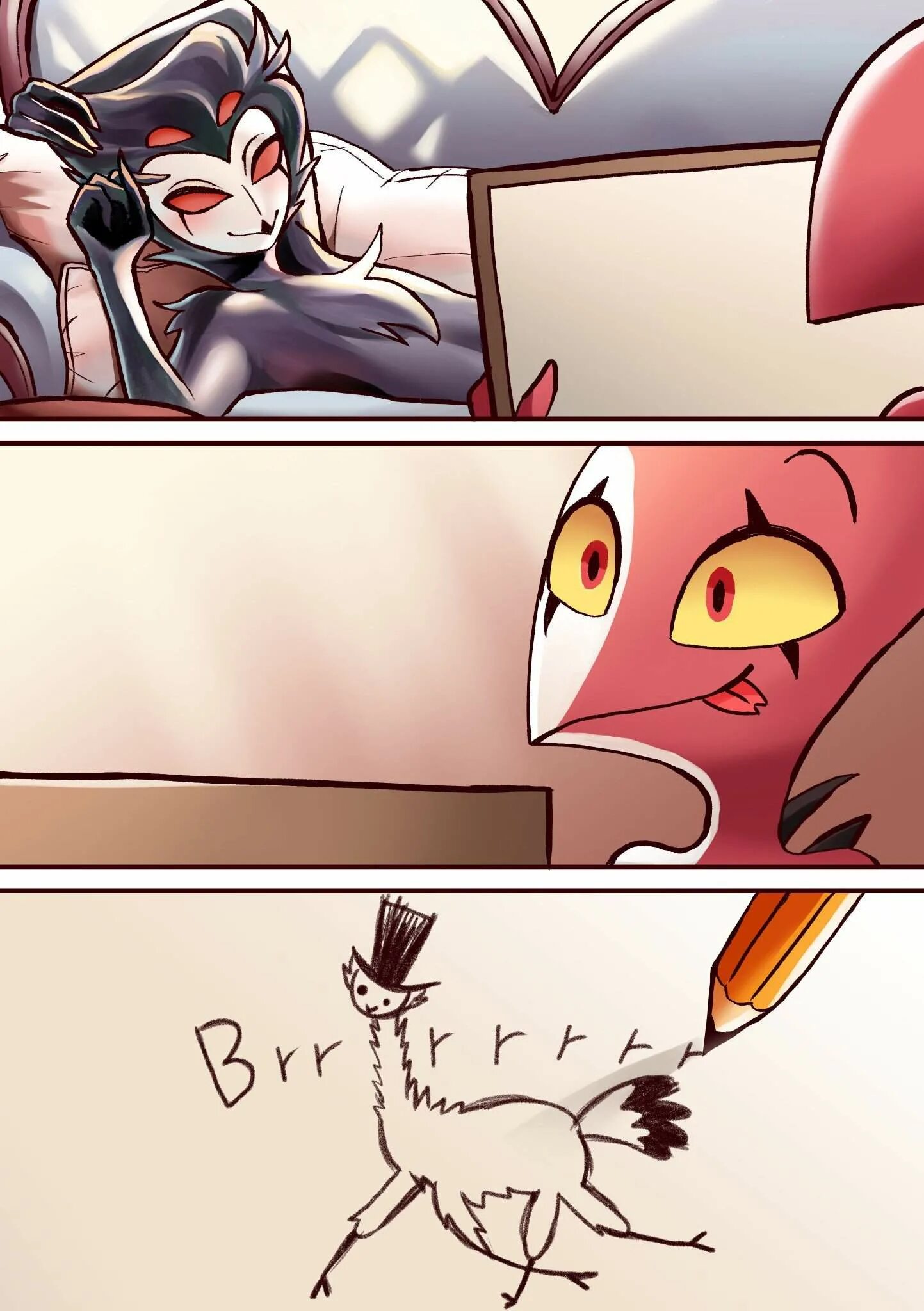 мокси отель хазбин. блиц и столас комиксы. адский босс смешные комиксы. шип отель хазбин блиц и столас 18. блиц комиксы.