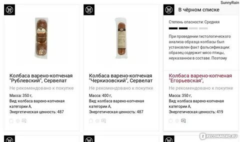Роспотребнадзор черный список