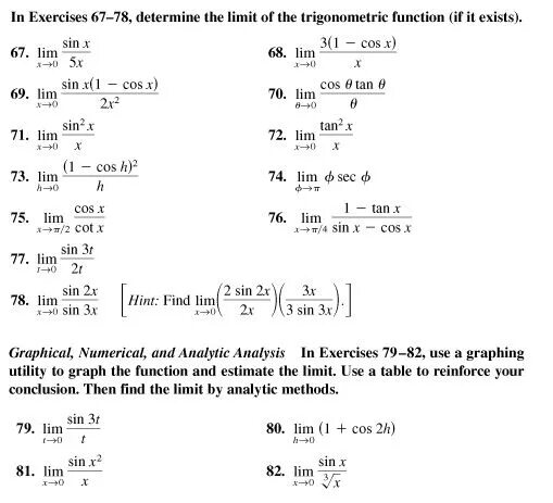 Limits of Trigonometric function. Limit of function. Limited functions. Limit at Infinity.