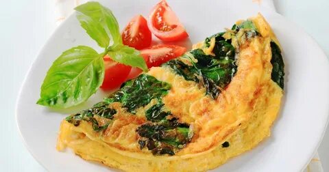 Омлет с курицей