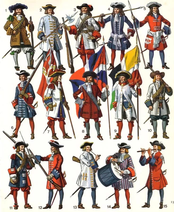 Военная одежда история. Франция 17 век армия. Униформа французской армии 17 века. Пехота французской армии 17 века.