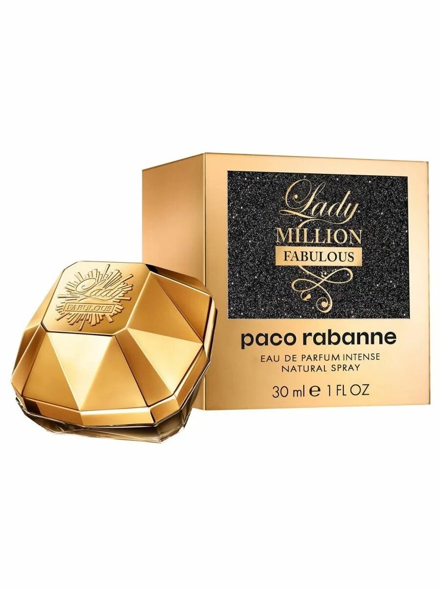 Духи Paco Rabanne Lady million. Lady million Paco Rabanne 30ml. Paco Rabanne Lady million fabulous. Paco Rabanne Lady million 30 мл.