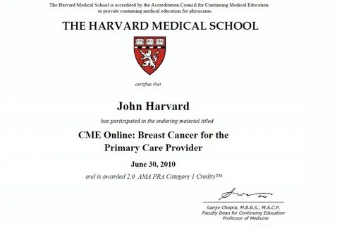 Harvard university course