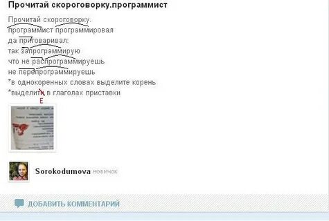 Игра слова программист