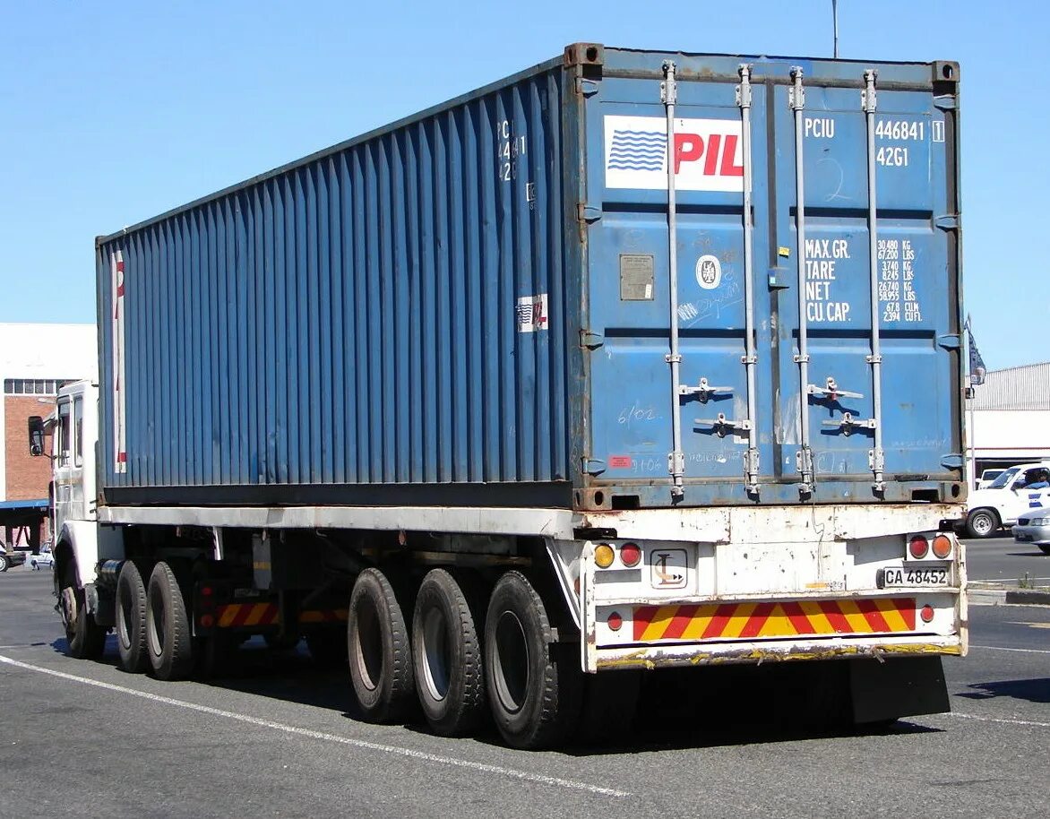 Container tracking track