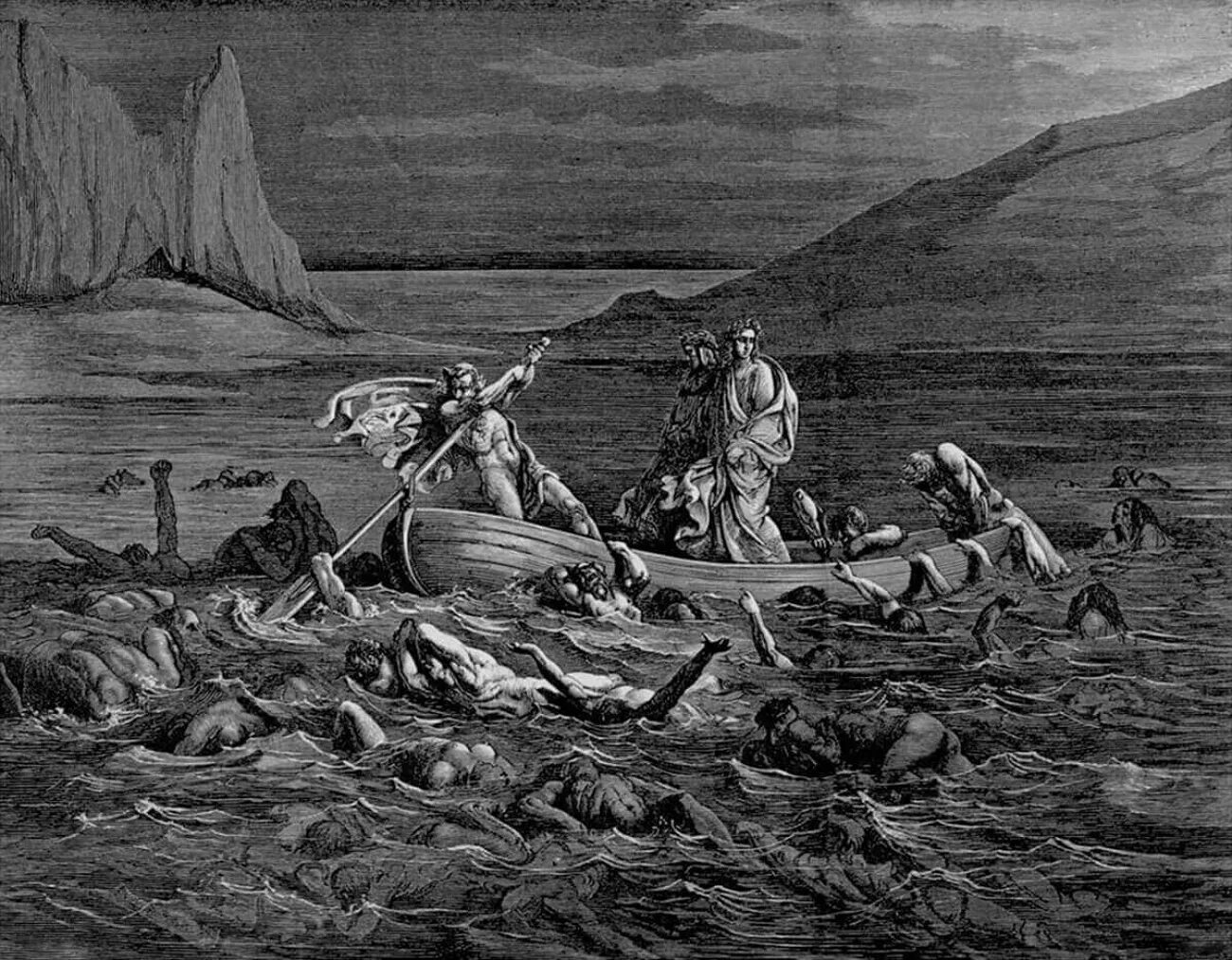 9 кругов ада по божественной комедии данте. Стигийское болото данте. Флегий божественная комедия. Круг лени. Зависть смертный грех.