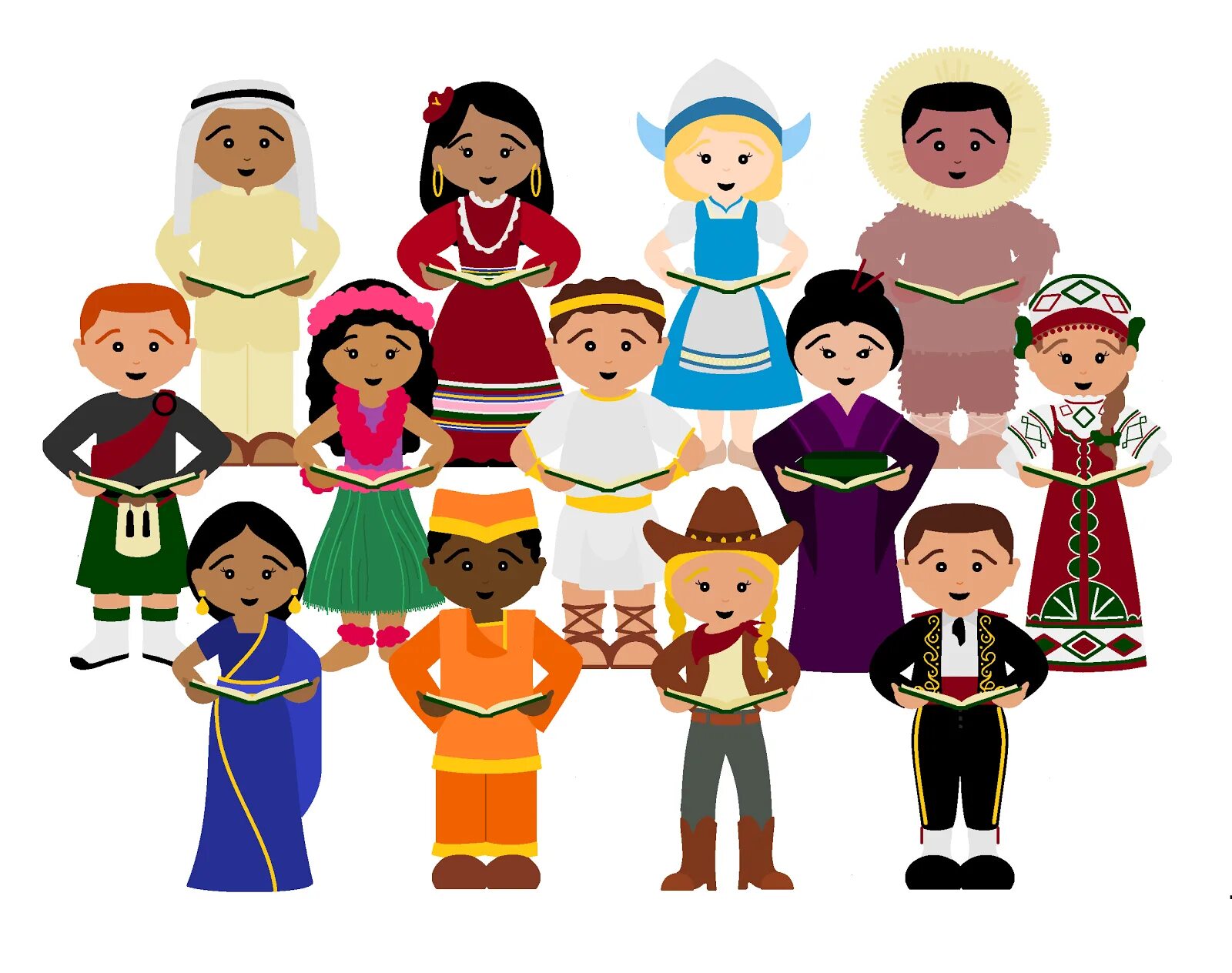 Разные народы. Люди разных народностей. Национальности для детей.