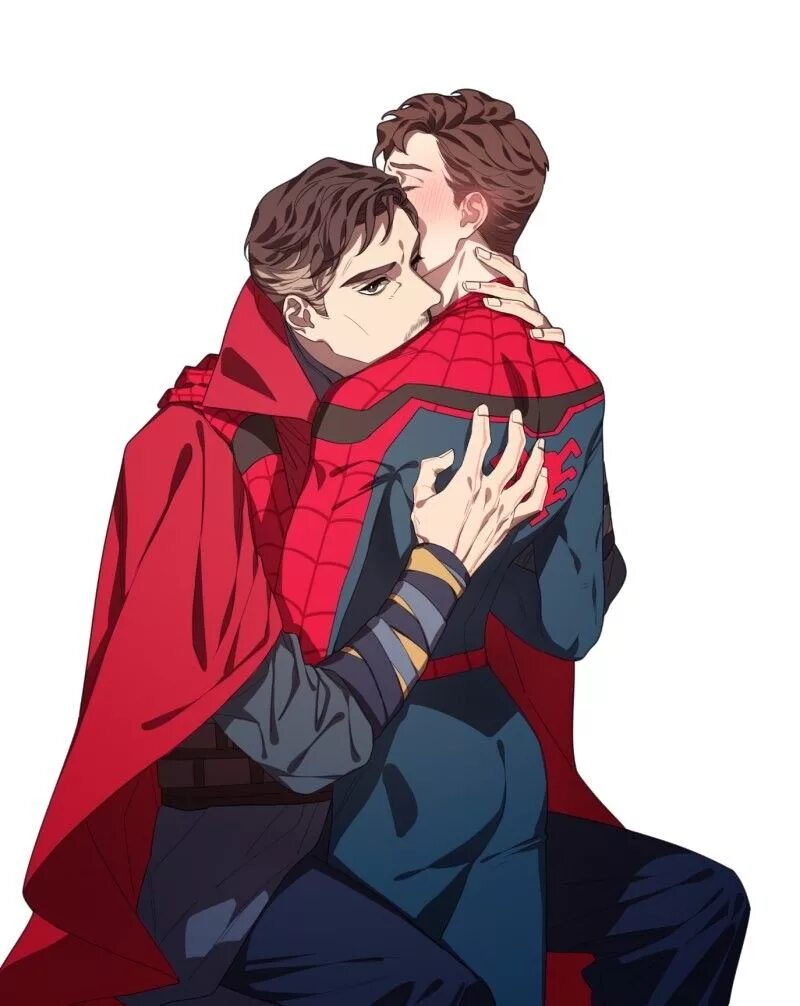 Peter parker x peter parker. Доктор Стрэндж и питор па. Доктор Стрэндж и Питер Паркер. Питер Паркер и доктор стркндж.