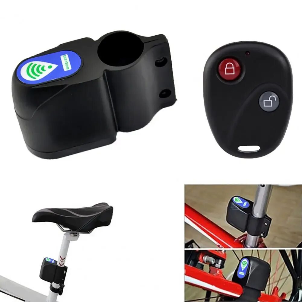 Yvyv Bicycle Alarm YY-610. Замок для велосипеда с сигнализацией. Противоугонный замок для велосипеда с пультом. Сигнализация на велосипед с шариком. Сигнализация для велосипеда с обратной связью