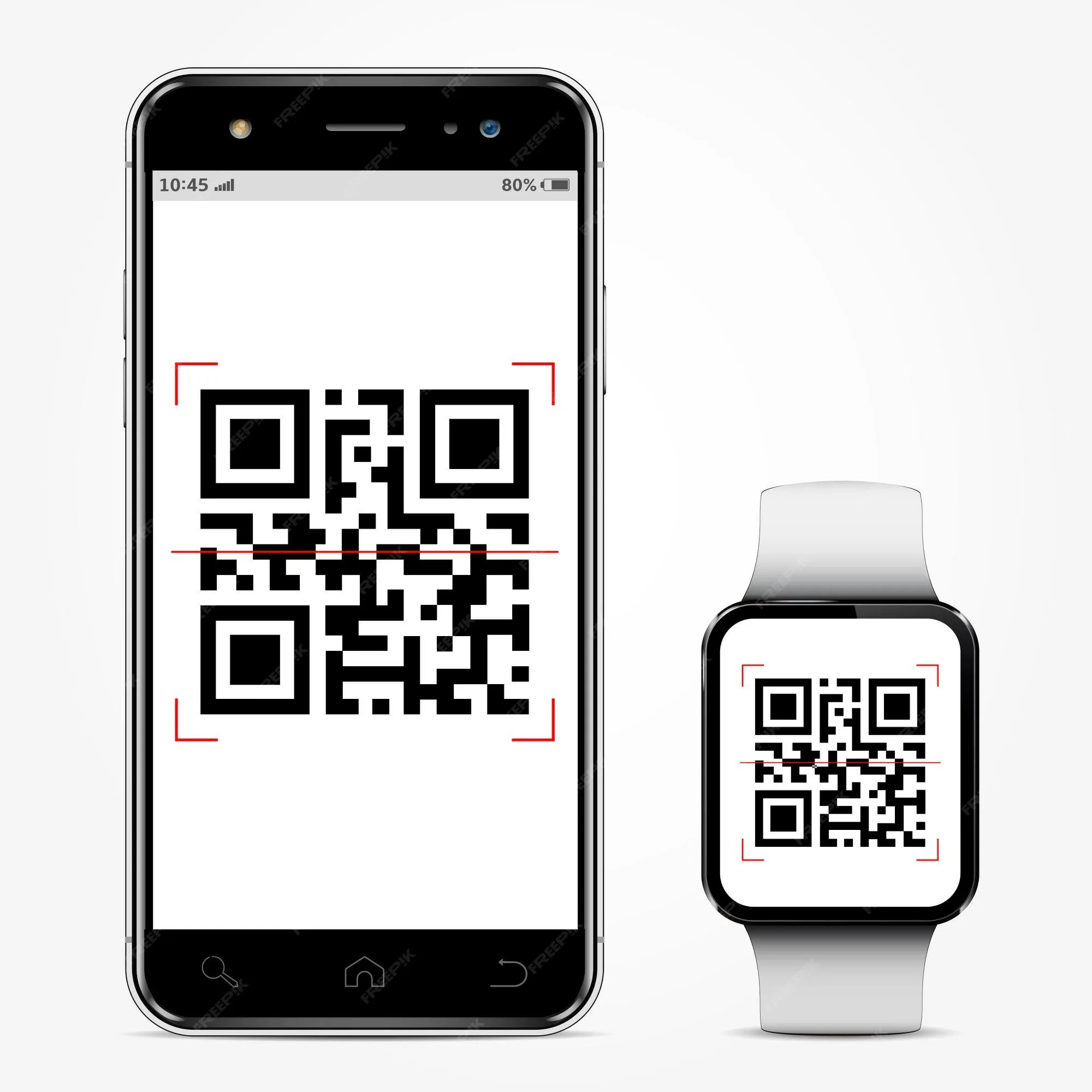 Qr код для приложения часов