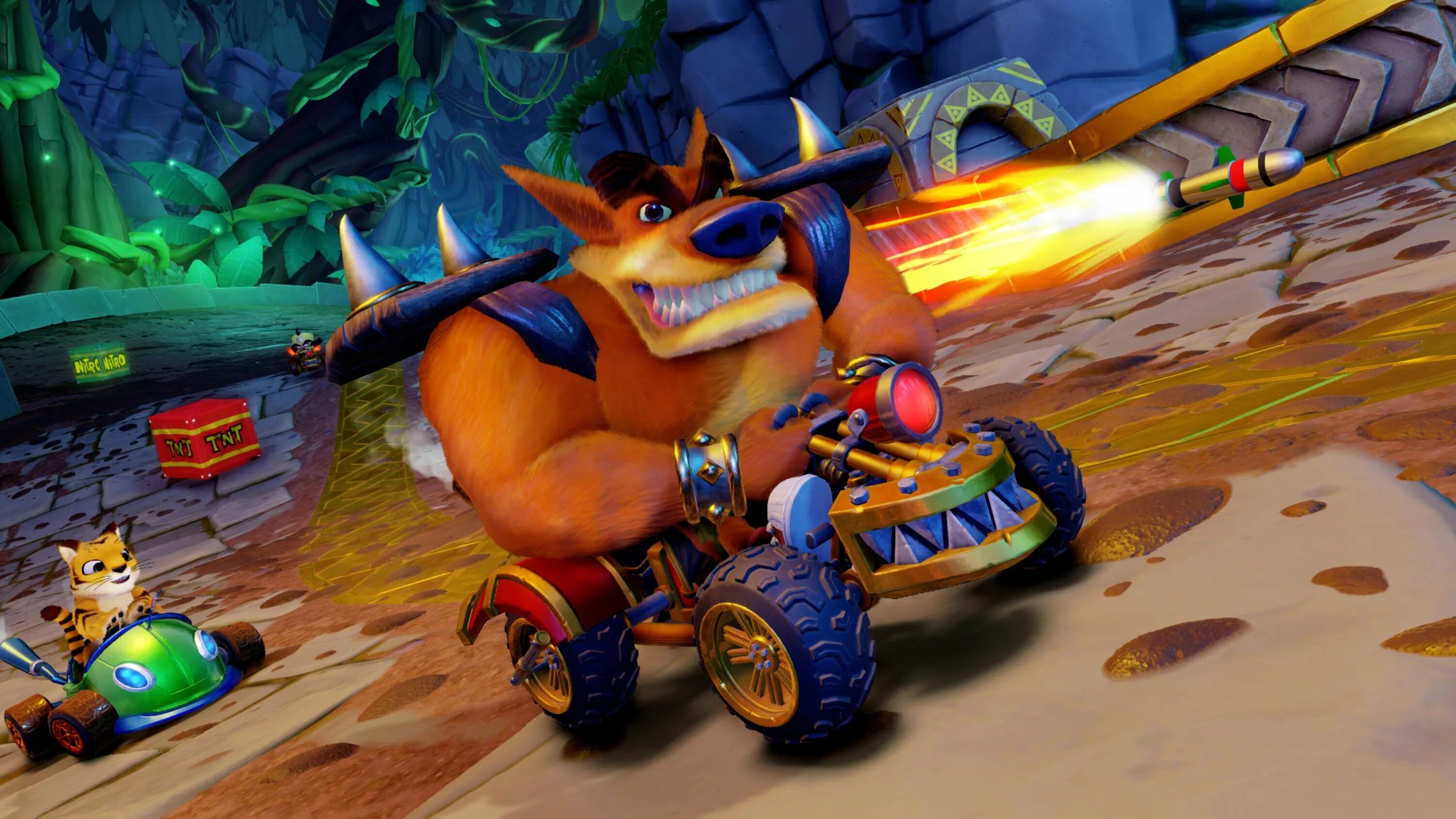 Нитро крэш бандикут. Crash Bandicoot Racing. Crash Bandicoot Team Racing. Crash Team Racing Nitro-fueled.