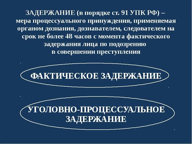 Срок уголовного ареста