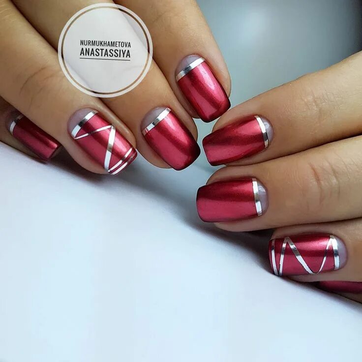 Красный маникюр 2019: 100+ фото новинок, модные тенденции, идеи Red nails, Styli