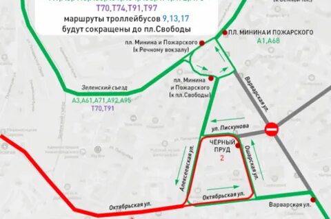 Нижний новгород изменение маршрутов транспорта