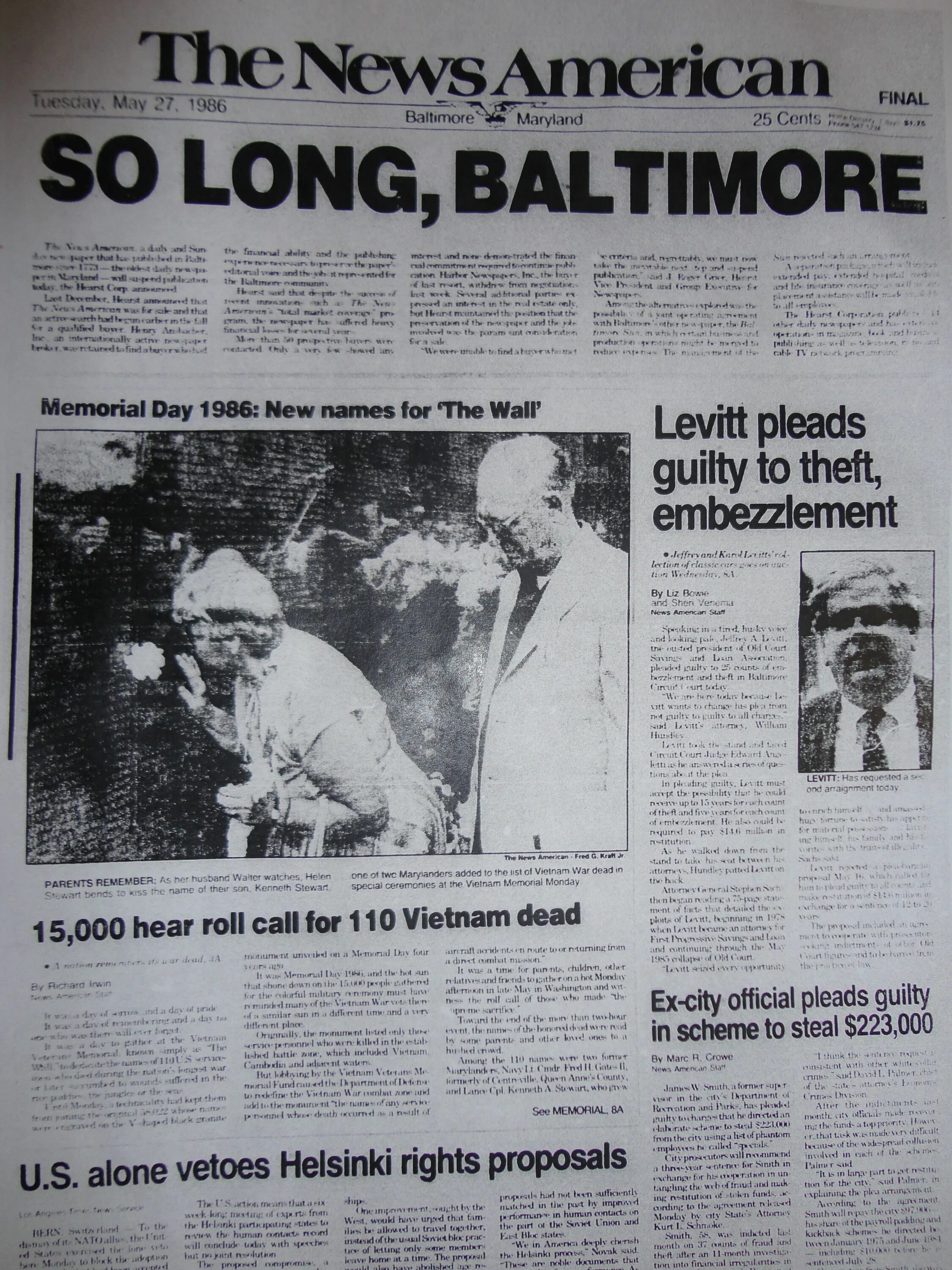 A news list