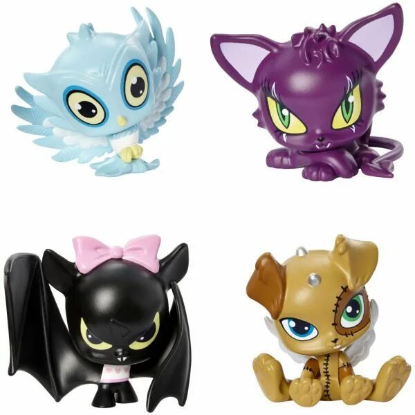 Виниловые фигурки монстер хай. Ватзит монстер хай. Питомец хоулин вульф. Ёжик кушин монстр хай. Монстр хай фрэнки с питомцем.