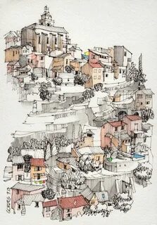 Графика маленький город