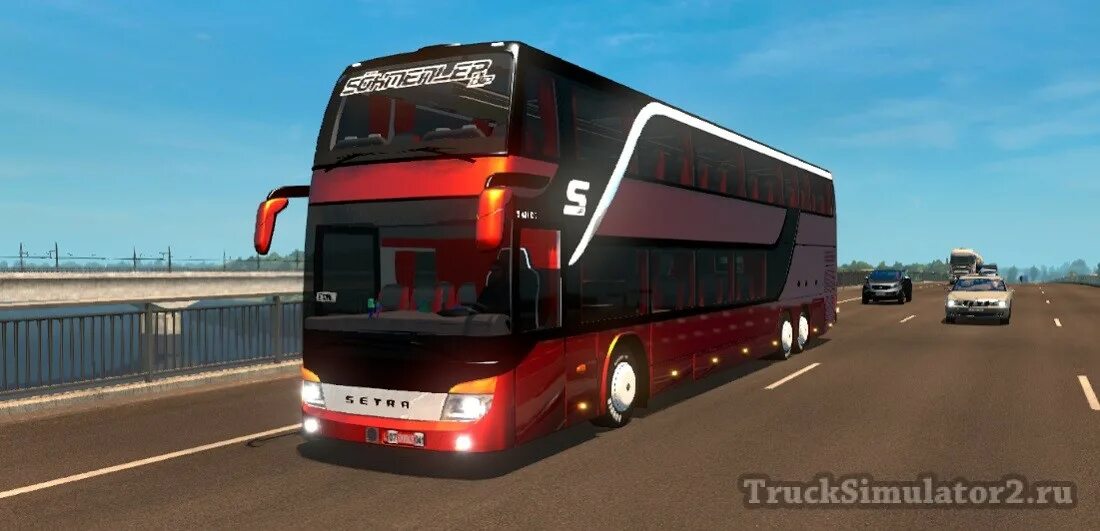 Автобусы для етс 2. Автобус Setra s431. Setra 431 DT. Euro Truck Simulator 2 автобус.