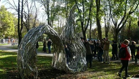 Осенний арт объект