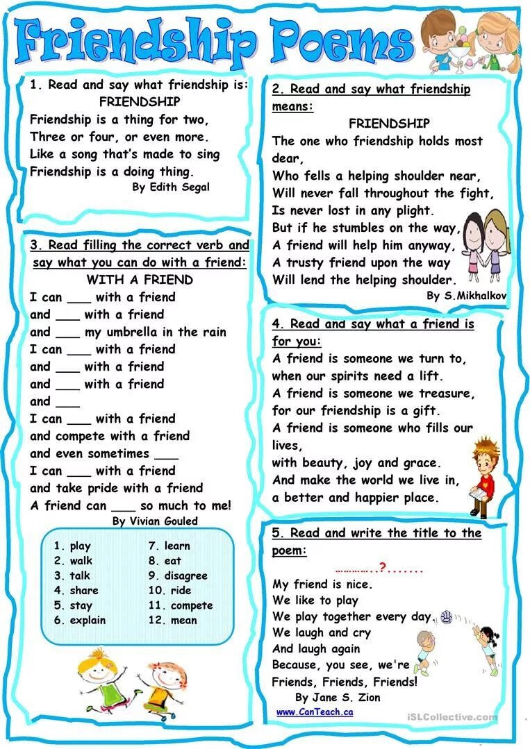 Reading my best friend. Friendship задания. Тема Friendship на английском 7 класс. Friends Worksheets. Friendship интересные задания по английскому.