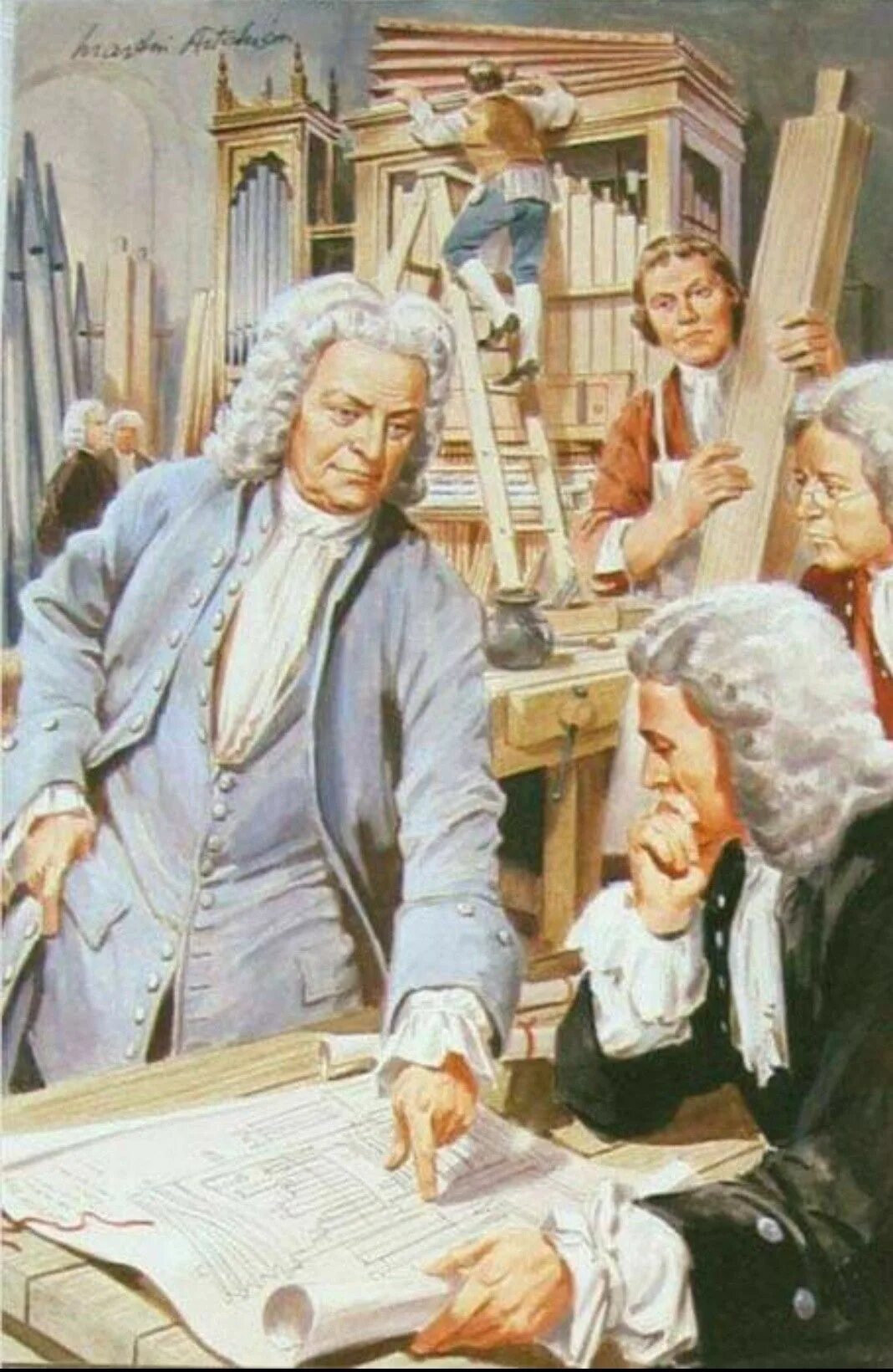 Bach child within the man