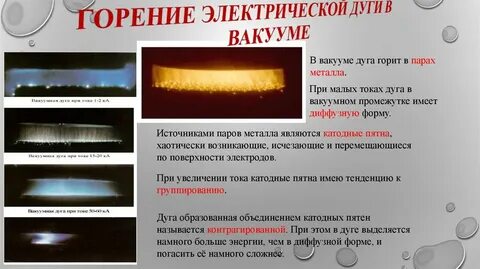 Воздействие электрической дуги