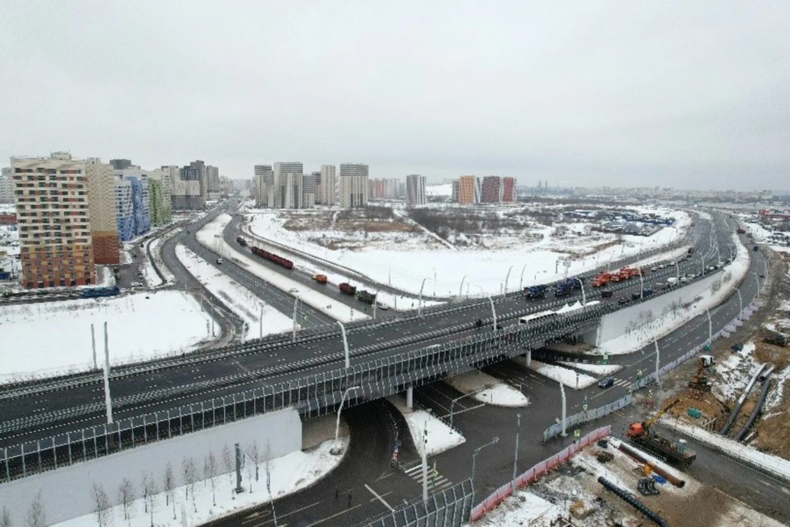 Новая москва год создания. Южная Рокада 2023. Мсд Южная Рокада. Южная Рокада - новая магистраль Москвы. Южный участок Московского скоростного диаметра.