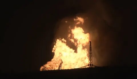 Видеозапись взрыва гремучего газа