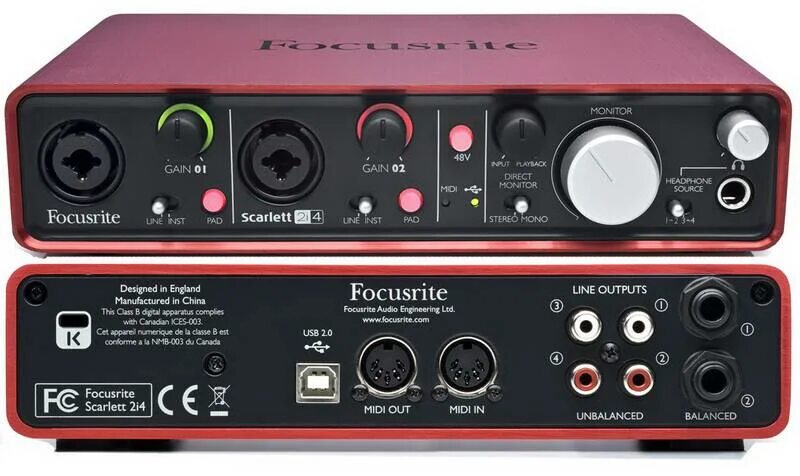 Focusrite Scarlett Solo 3nd Gen Драйвер